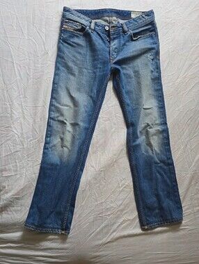 Diesel Viker Men's Denim Jeans in Medium Blue